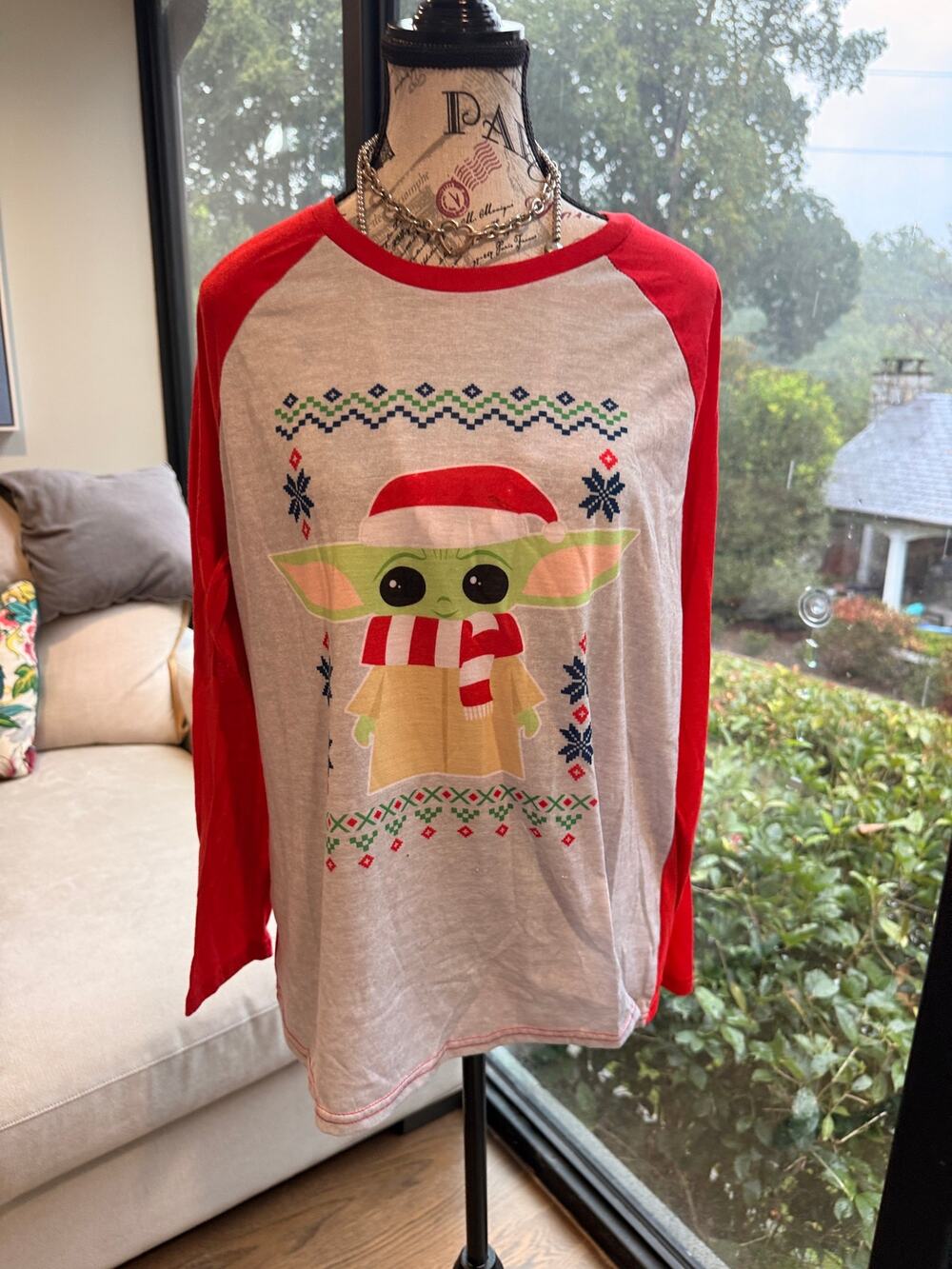 Star Wars Grogu Baby Yoda Top XL